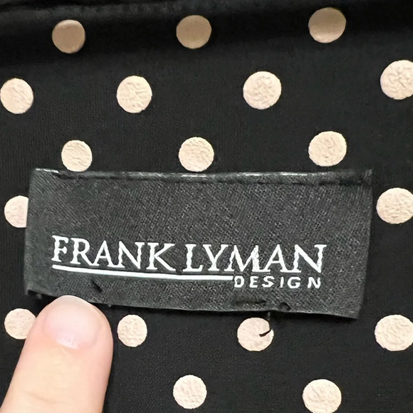 Frank Lyman polka dot dress. Size M - Picture 4 of 5